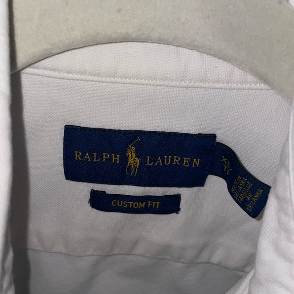 TWO white ralph lauren button downs - Picture 6 of 6